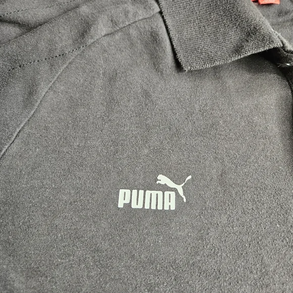 Puma X Ferrari Black Polo Shirt Men's XL - Picture 4 of 11